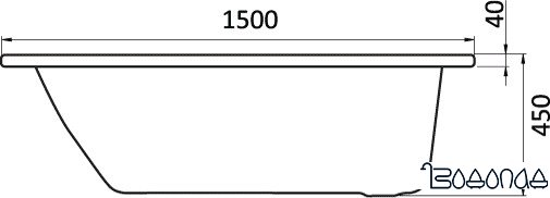 Ванна Santek Монако 150x70 (1WH111976)