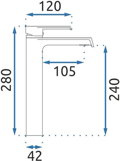 Смеситель Rea Hass B9971 (золотистый)