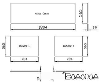 Экран под ванну Ravak City 180 X000001059