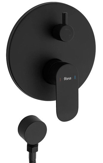 Душевая система Rea Hyper Black matt P2002