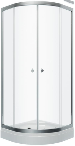 Душевой уголок Triton Альфа Хром А1 100х100 (прозрачное стекло)