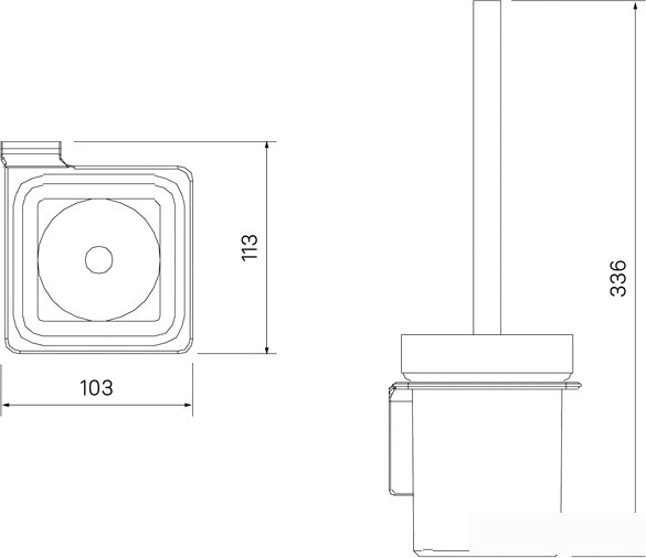 Ершик для унитаза IDDIS Slide SLIBSG0I47 фото 3