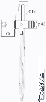 Гигиенический душ Gappo G7288-6