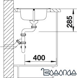 Кухонная мойка Blanco Flex mini [512032] фото 4