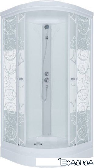 Душевая кабина Triton Стандарт А ДН4 100x100 (узоры)