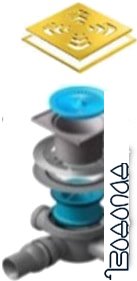 Трап/канал Pestan Confluo Standard Square 3 Mask Gold