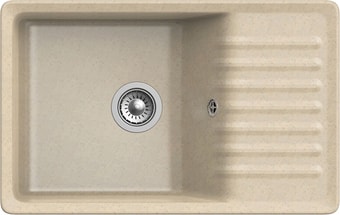Кухонная мойка GranFest QUARZ GF-ZW72 (бежевый) Кухонная мойка GranFest QUARZ GF-ZW72 (бежевый)