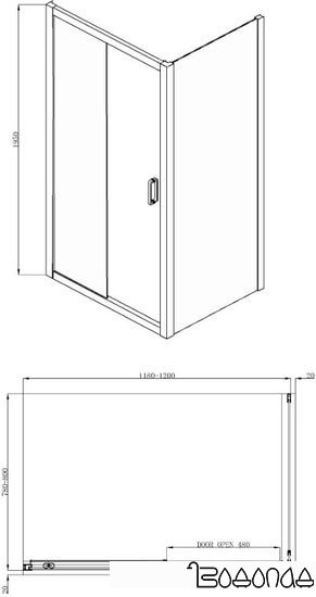 Adema Glass Line Direct-120 (тонированное стекло) фото 4
