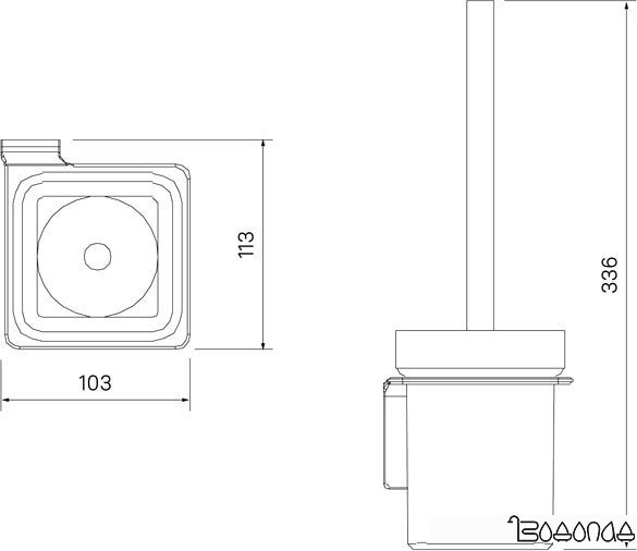 Ершик для унитаза IDDIS Slide SLIWTG0i47 фото 4