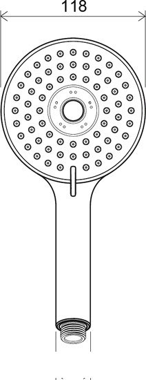 Душевая лейка Ravak 953.00 [X07P009] фото 2