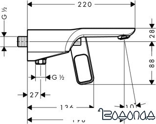 Смеситель Axor Urquiola 11420000