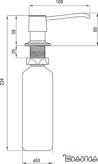 Дозатор Deante ZZZ 002D (хром)