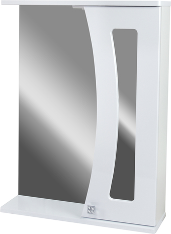Doratiz Шкаф с зеркалом Селена 60 (правый, белый)