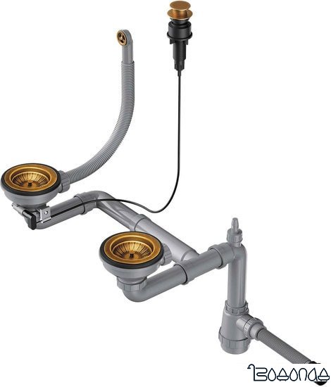 Сифон Omoikiri WK-1.5-CL-R-A AB