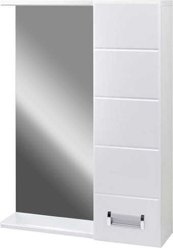 Doratiz Шкаф с зеркалом Вега 50 (правый, белый)