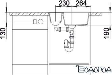 Кухонная мойка Blanco Metra 6 (алюметаллик) [516156] фото 4