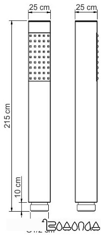 Душевая лейка Wasserkraft A106