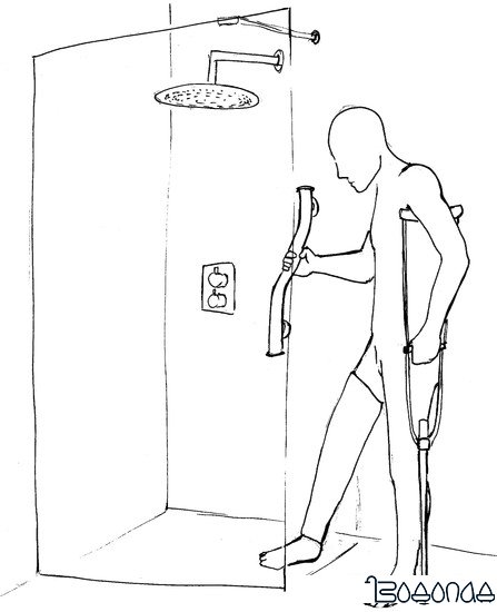 Поручень Deante Vital NIV 041I (полированная сталь) фото 2