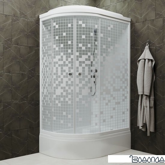 Душевая кабина Triton Коралл В3 120x80 R (мозаика) фото 4