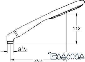 Душевая лейка Grohe Rainshower Icon 150 27447000 фото 2