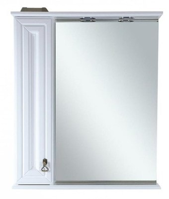 Misty Шкаф с зеркалом Лувр 85 L (Белый)