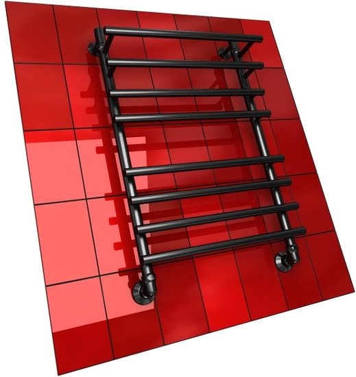 Полотенцесушитель Двин F primo Black 80x50 фото 1