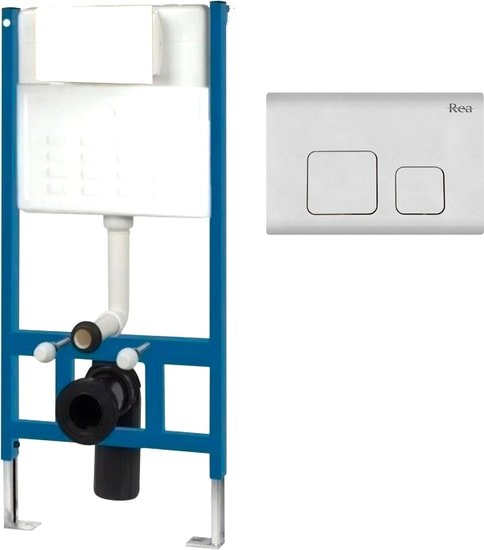 Инсталляция для унитаза Rea REA-E0019 (хром)