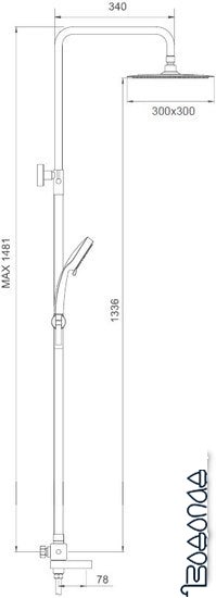 Душевая система Gappo G2499-40 фото 2