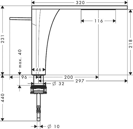 Смеситель Axor Massaud [18020000]