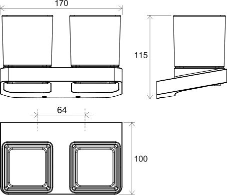Держатель для стакана Ravak TD 220.00 X07P322 фото 2