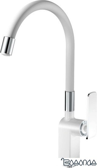 Смеситель Haiba HB73548-8 (белый) фото 1