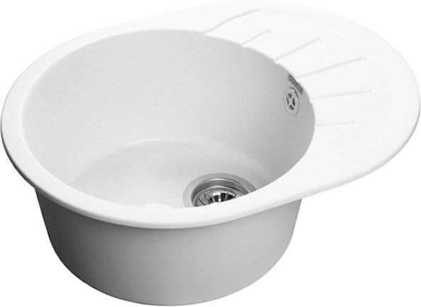 Кухонная мойка GranFest Rondo GF-R580L (иней) фото 1