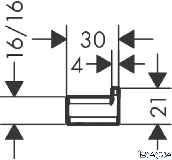 Крючок для ванны Hansgrohe AddStoris 41742670