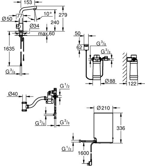 Вентиль Grohe Red Mono 30339001