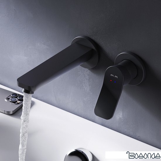 Смеситель AM.PM X-Joy F85A72622 (черный) фото 4
