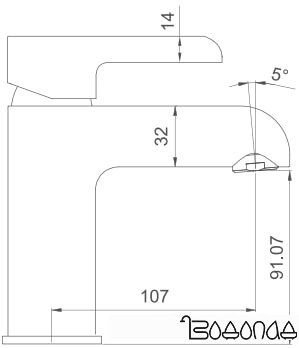 Смеситель Gappo G1003-6