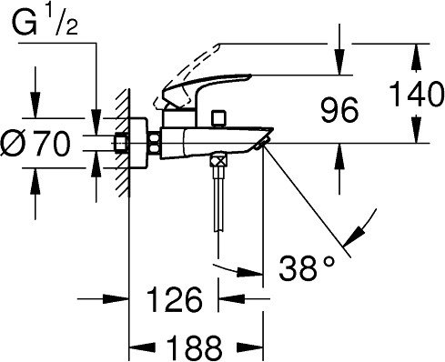 Смеситель Grohe Eurosmart 33302003 фото 4