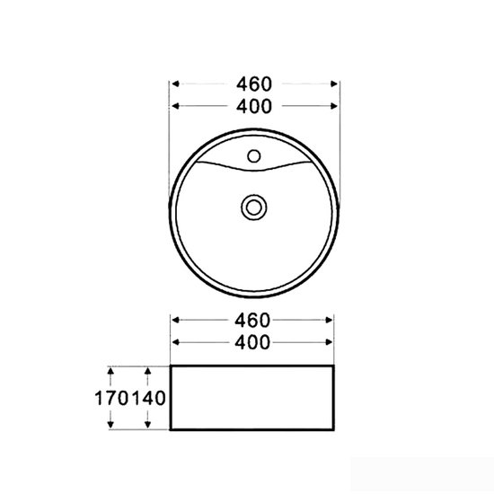 Умывальник Azario AZ-3018 SP