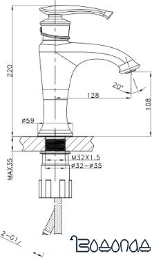 Смеситель HIMARK Phoenix 11158 13 (белый)