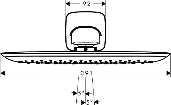 Верхний душ Hansgrohe PuraVida (27437000)
