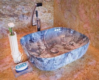 Умывальник Gid K397G124 (голубой/белый)