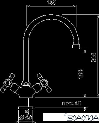 Смеситель Franke Ambra Alto 115.0315.846