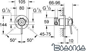 Смеситель Grohe BauClassic 29048000 фото 2