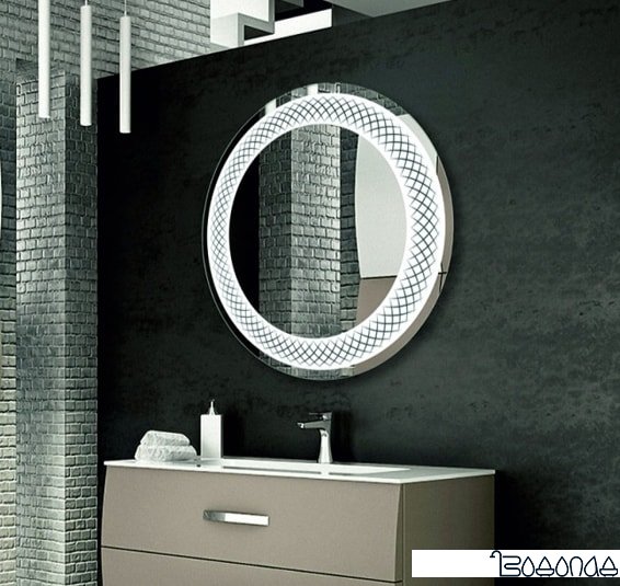 Континент Зеркало Uranus LED 77x77