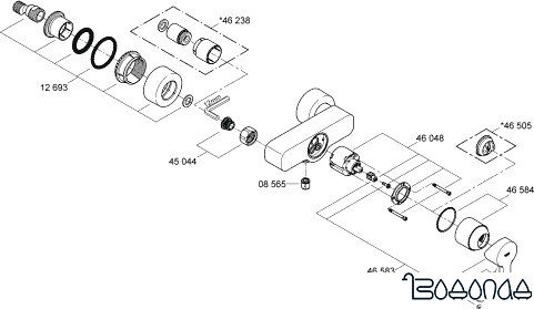 Смеситель Grohe Lineare 33865000