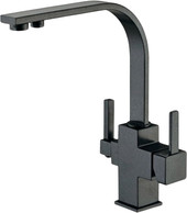 Смеситель ZorG ZR 332 YF черный металлик