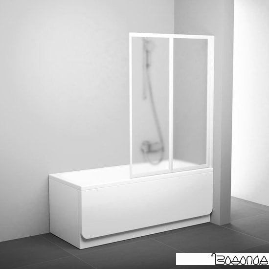 Шторка Ravak Supernova VS2 105 (сатин/rain)