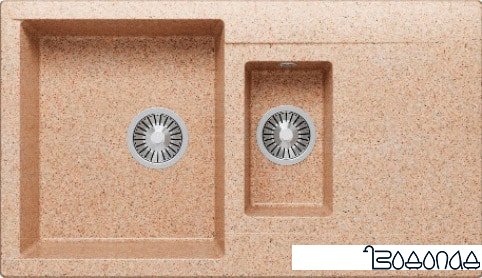 Кухонная мойка Polygran Brig-870 (песочный 302) Кухонная мойка Polygran Brig-870 (песочный 302)