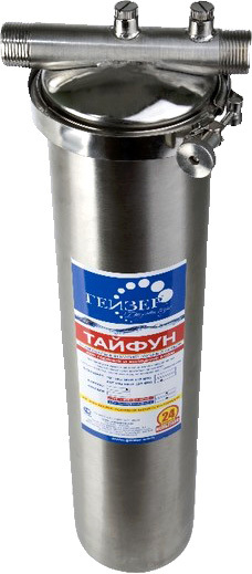 Проточный фильтр Гейзер Тайфун 10BB (с картриджем)