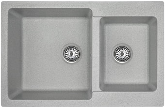 Кухонная мойка Gran-Stone GS-76K (310 светло-серый) Кухонная мойка Gran-Stone GS-76K (310 светло-серый)